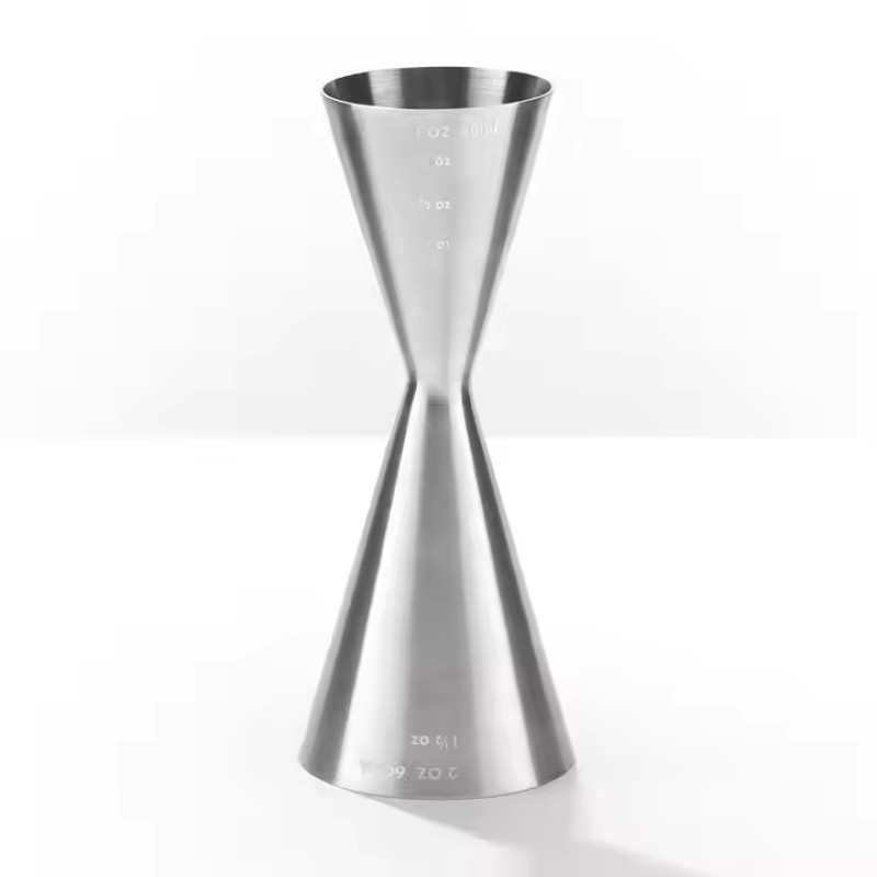Mr.Slim Stainless Steel Jigger Measuring Cup Set Factory Direct Sale 30/45ml 25/50ml 45/60ml 60/90ml Capacities Metal Material