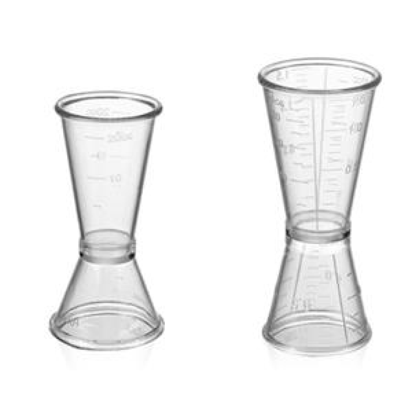 Food Grade PC Double-ended Measuring Cup, Milk Tea Shop Tools 10-20 CC, 20-40 CC Wine Measuring Utensil with Scale