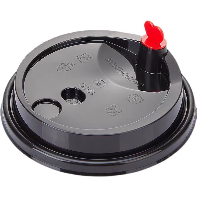 Disposable  Caliber Milk Tea Injection Molded Lid Disposable Coffee Juice Cup PP Lid Cover