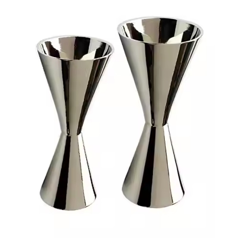 Mr.Slim Stainless Steel Jigger Measuring Cup Set Factory Direct Sale 30/45ml 25/50ml 45/60ml 60/90ml Capacities Metal Material