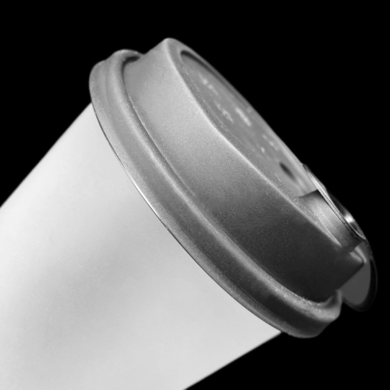 White Leak Proof Hard PP Disposable Plastic Conjoined Lid