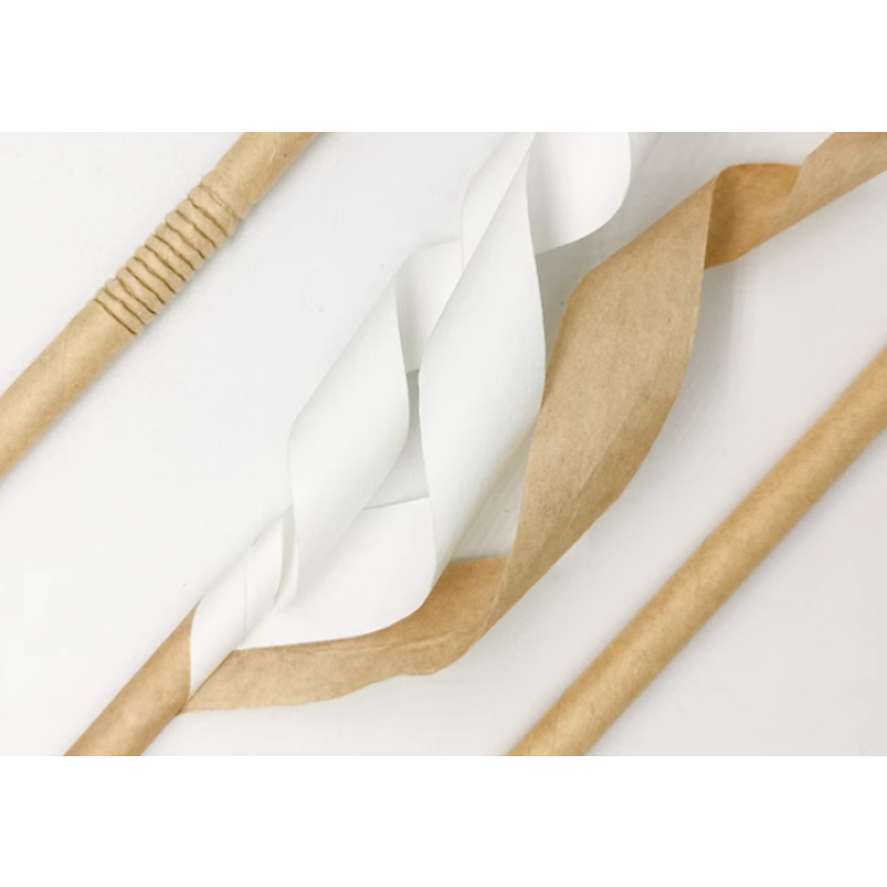 Food Grade  Mulit Color Flexible Bendable Paper Straws Eco-Friendly Disposable   Bendy Paper Straw