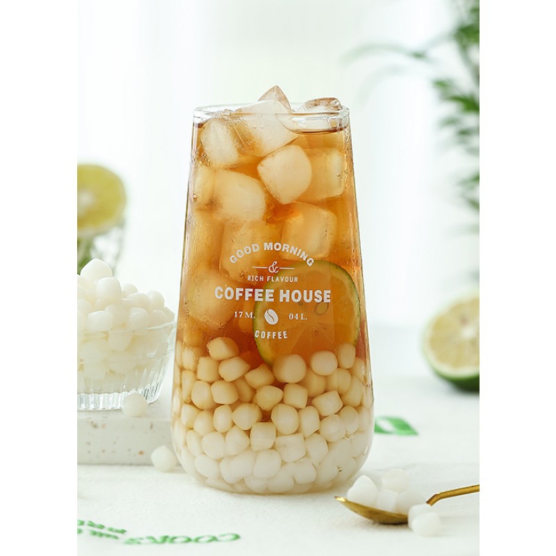 Water Chestnut Boba Flavor 1.0kg White Color Round Shape Popping Boba for Pearls Milk Tea