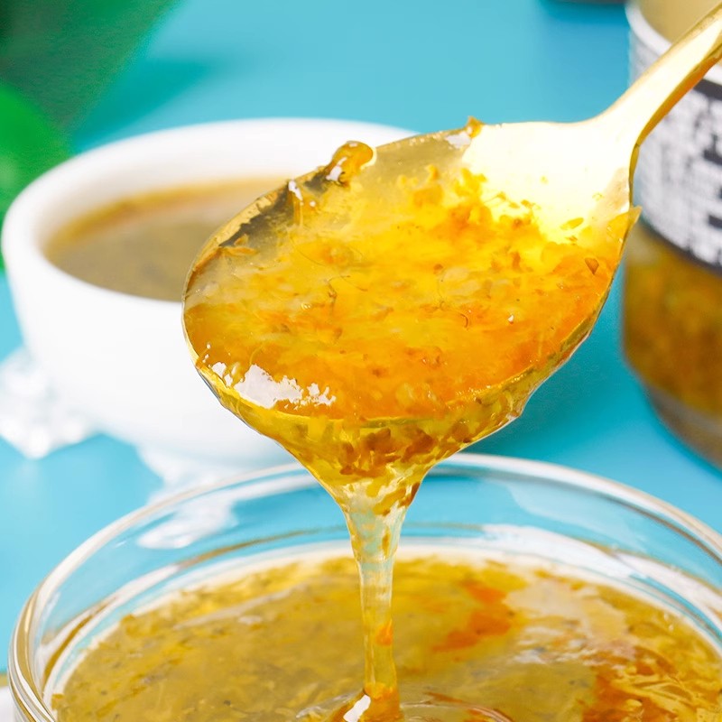 Osmanthus Snow Pear Sauce 1.36kg Jam Milk Tea Shop Special Water Fruit Tea Sauce Shaved Ice Ingredients Jam Fruit Puree