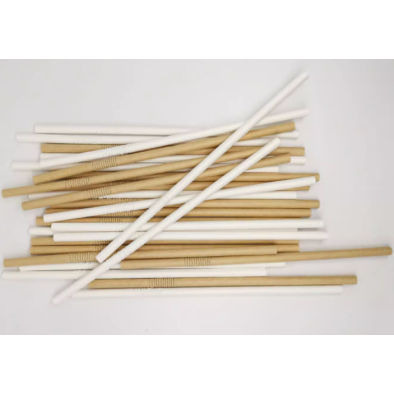 Food Grade  Mulit Color Flexible Bendable Paper Straws Eco-Friendly Disposable   Bendy Paper Straw