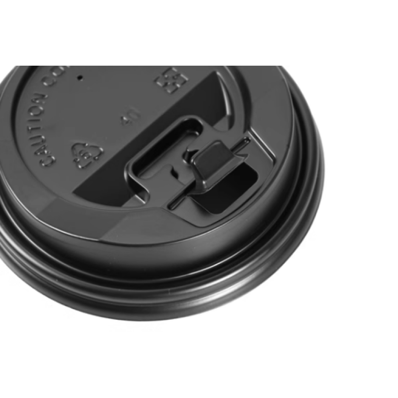 80mm Diameter Disposable sharp Mouth  Cup Lid Plastic Cup Lid Hot and Cold Drink Coffee Cup