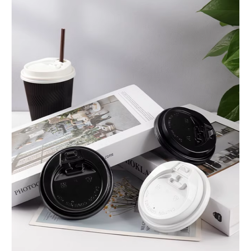 Disposable Plastic Cup Lid Plastic Lid Suitable for 95mm PP Coffee Lid