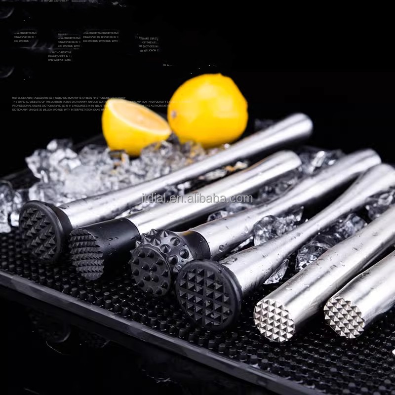 Mashed Fruit Juice Lemon Hammer Household Stainless Steel Masher Stick  Ice Crushing Tool