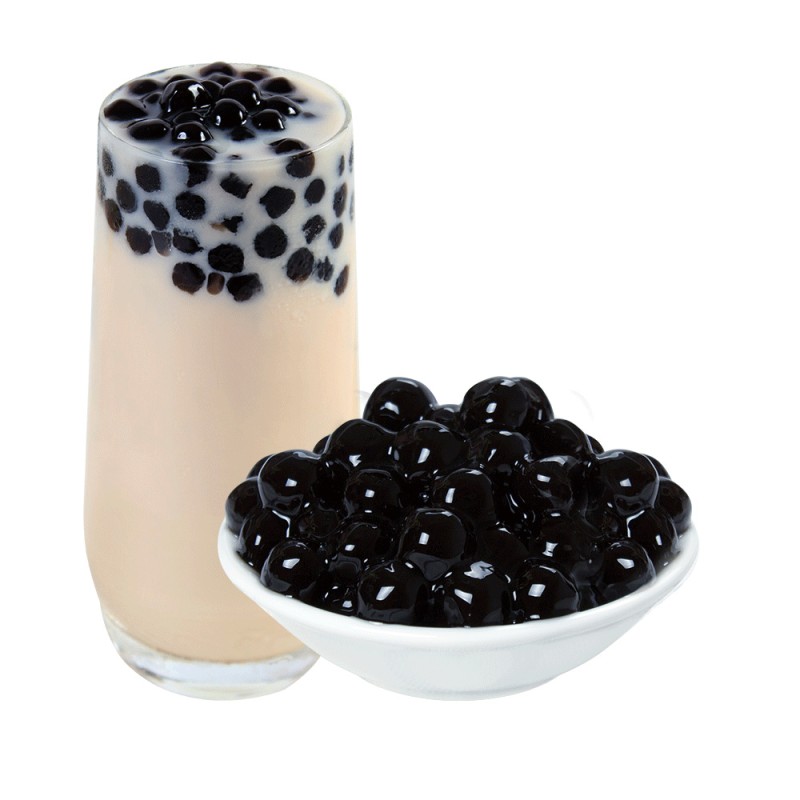 Wholesale  1kg Boba Tapioca Pearl Bubble Tea Pearls Milktea Supplies Black Sugar Boba Pearls for Milk Tea  Bubble Tea Ingredien