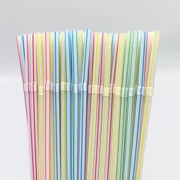 Factory Direct Wholesale Bendable Assorted Straws Colorful Disposable Drinking Straws Perfect for Parties