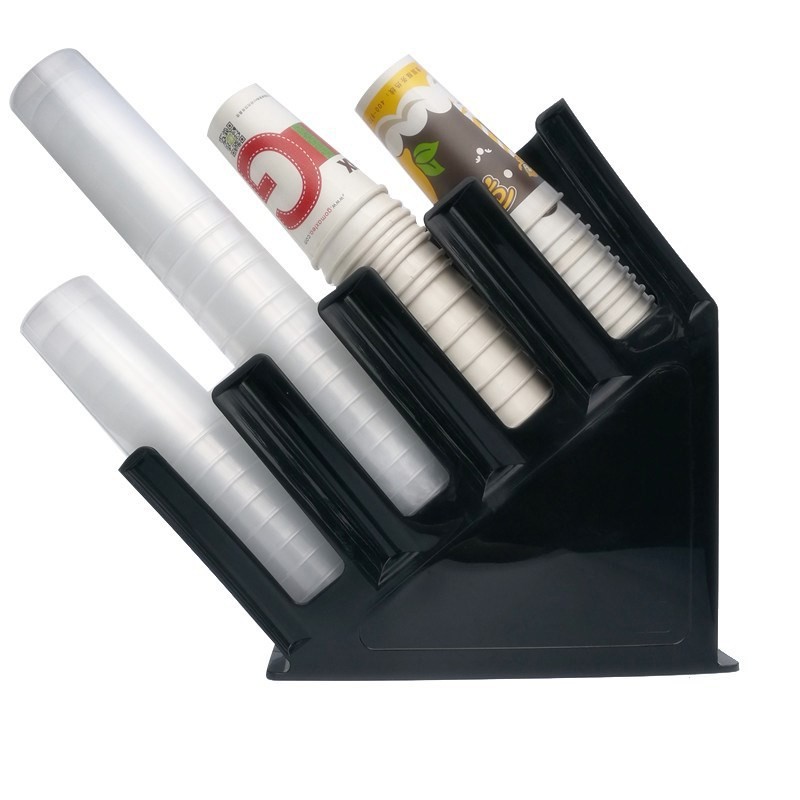 Tea Shop Cup Divider Disposable Paper Cup Holder Bar Storage Rack Coffee Cup Dispenser