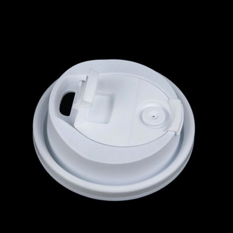 90 Caliber Disposable Multifunctional Butterfly Lid Milk Tea Coffee Paper Plastic Cup Universal Leak Proof Hot Drink Cup Lid