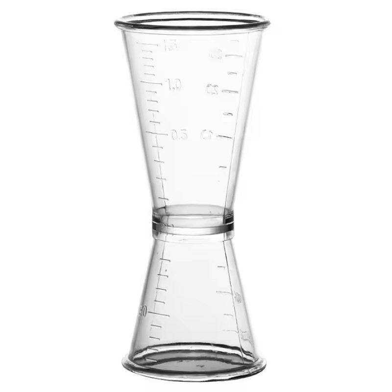 Food Grade PC Double-ended Measuring Cup, Milk Tea Shop Tools 10-20 CC, 20-40 CC Wine Measuring Utensil with Scale