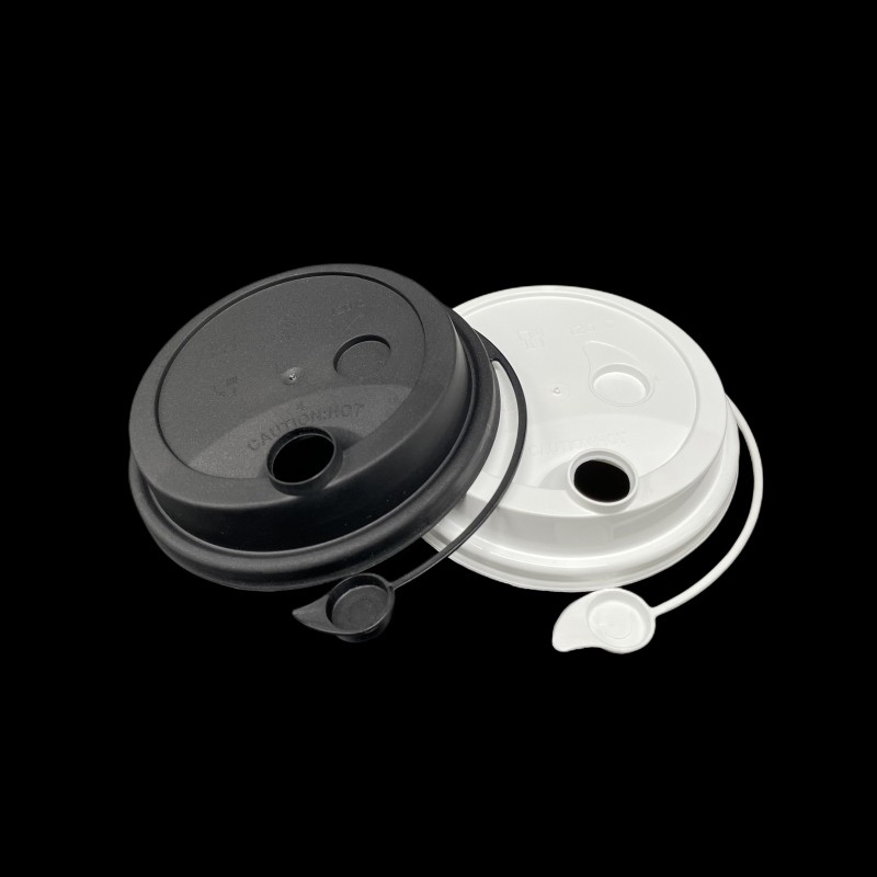 White Leak Proof Hard PP Disposable Plastic Conjoined Lid