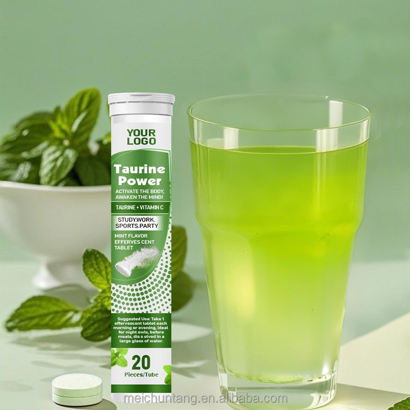 Taurine Tablets Manufacturer - 100mg with Vitamin C and B Mint