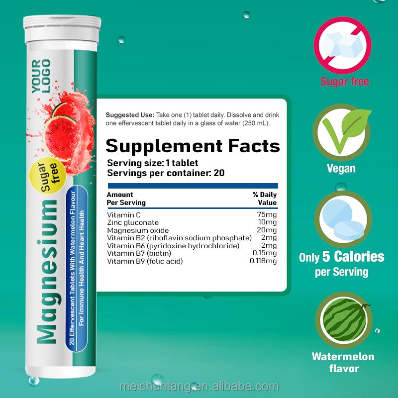 Magnesium Supplement Manufacturer - Sugar-Free Watermelon Flavored