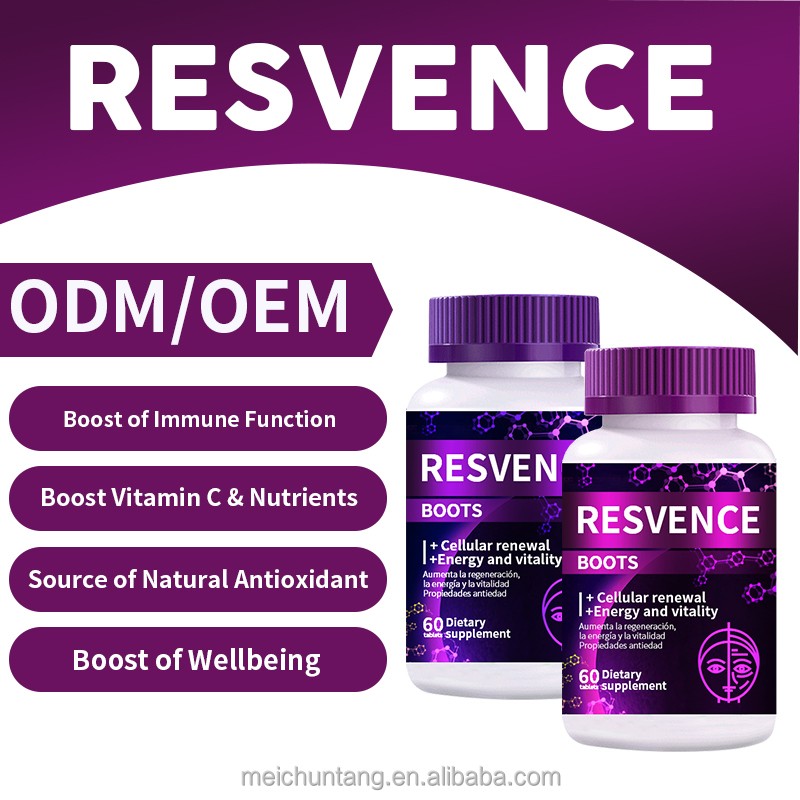 Resveratrol Capsules Supplier - Ready Stock 1480mg Extract Immune