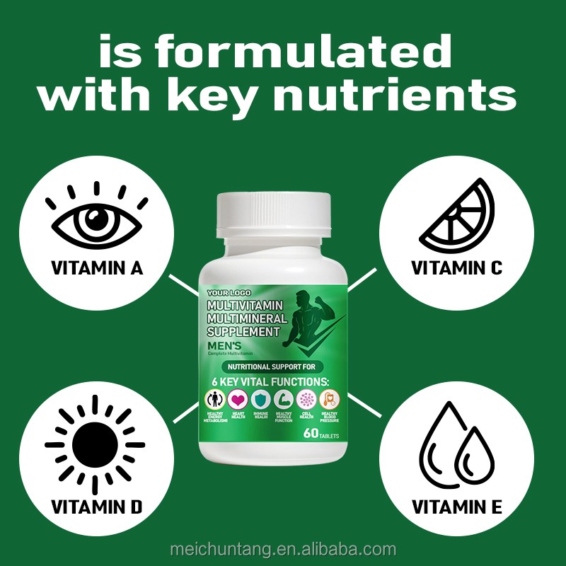 Men's Multivitamin Supplier - OEM Nutrition Daily with Zinc C