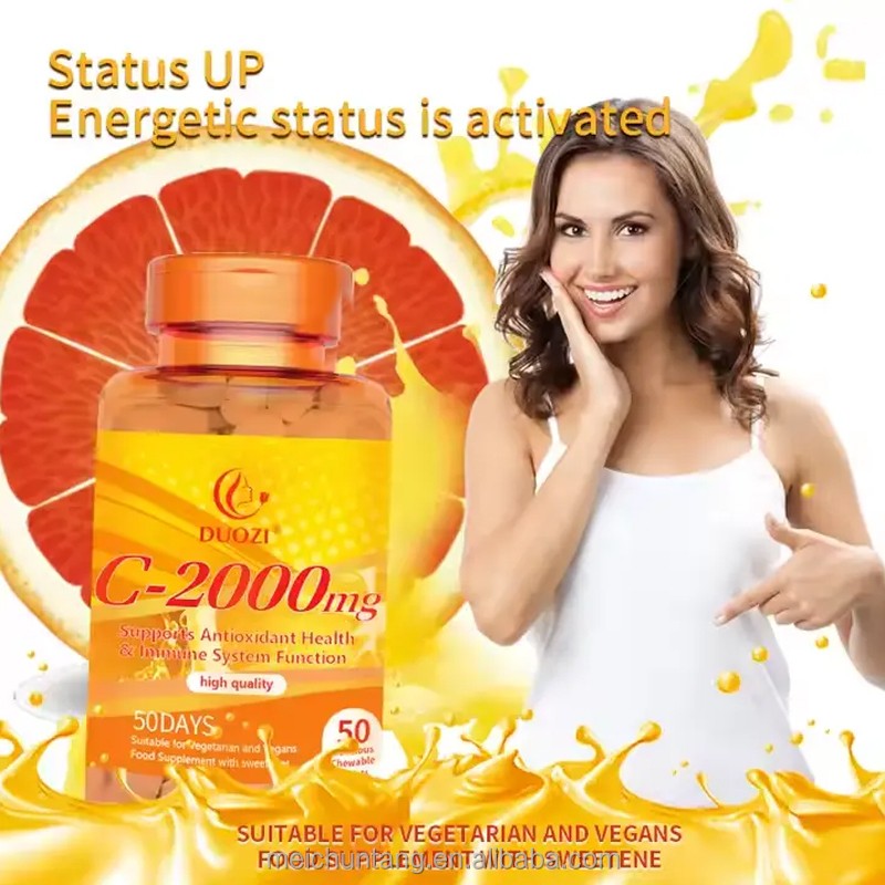 Vitamin C Tablets Factory - OEM Healthcare Skin Whitening 1000mg