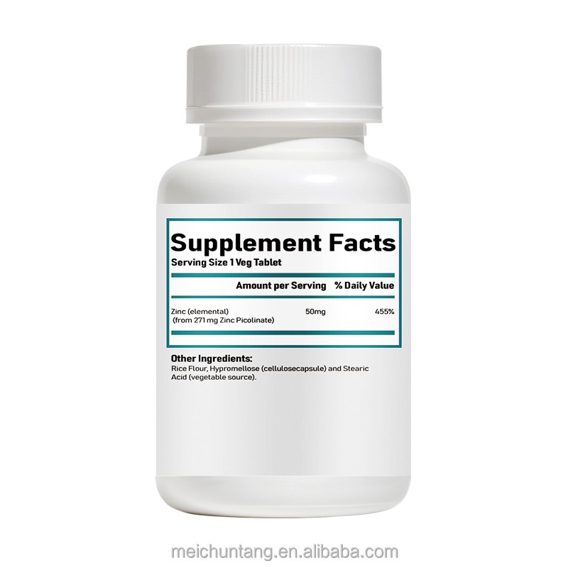 Zinc Tablets Supplier - Private Label Immune Function Health