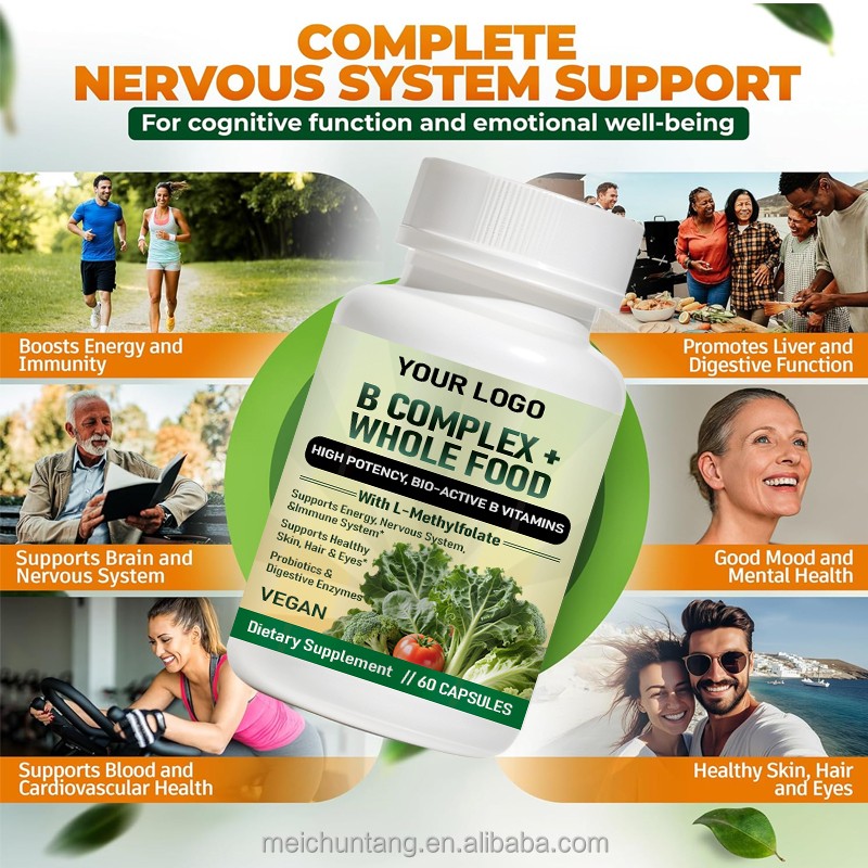 Vitamin B Complex Supplier - Adult Health Vitamin C B12 Pills