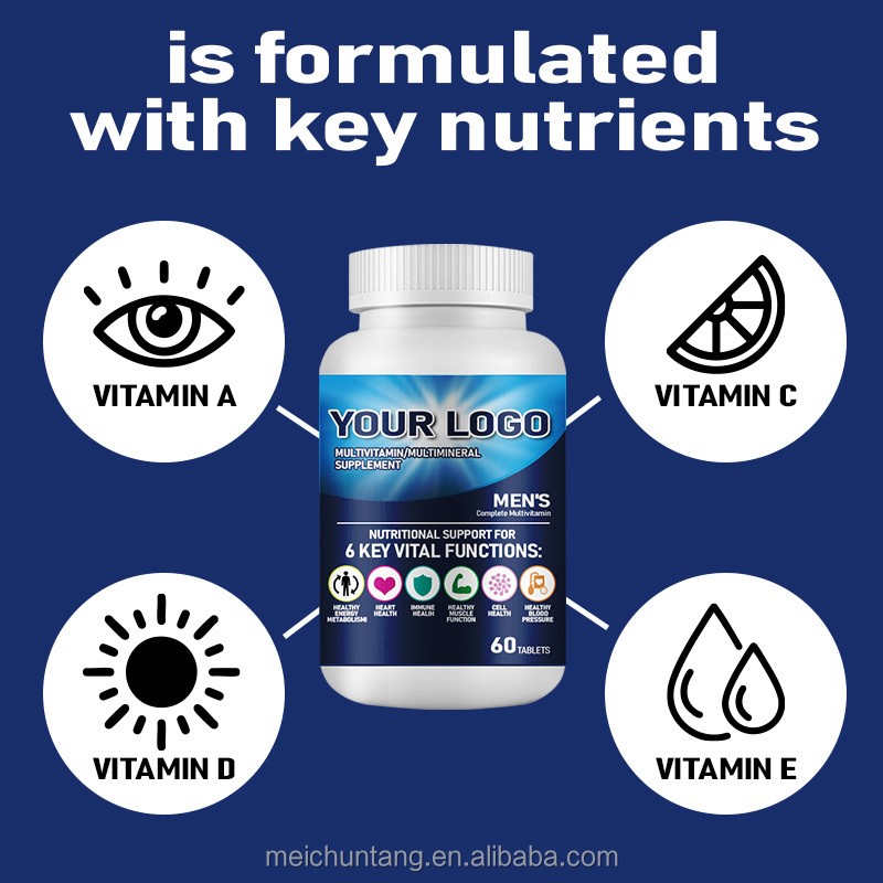 Men's Multivitamin Supplier - OEM Private Label Halal One-a-Day