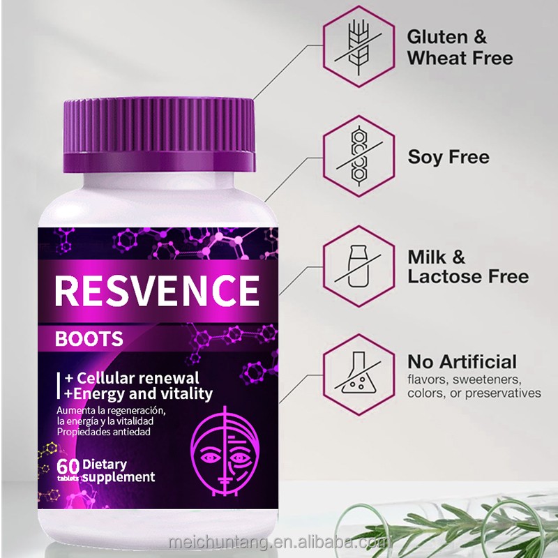 Resveratrol Capsules Supplier - Ready Stock 1480mg Extract Immune