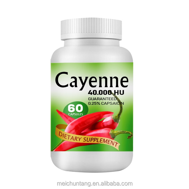 Cayenne Pepper Capsules Supplier - OEM 450mg Natural Veggie Immune