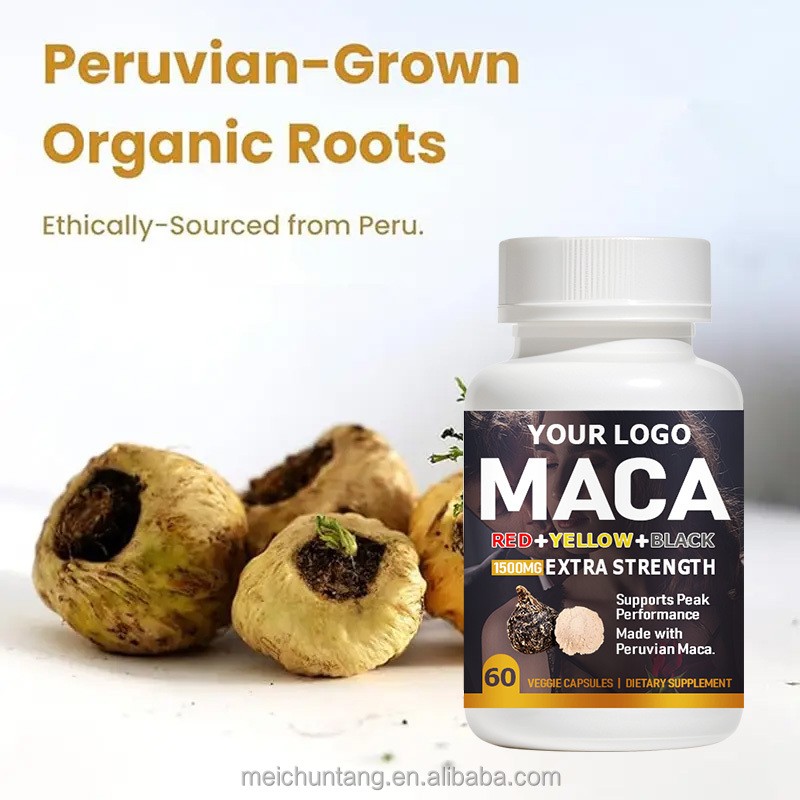 Black Maca Capsules Supplier - Strong Man Herbal Supplements for Men