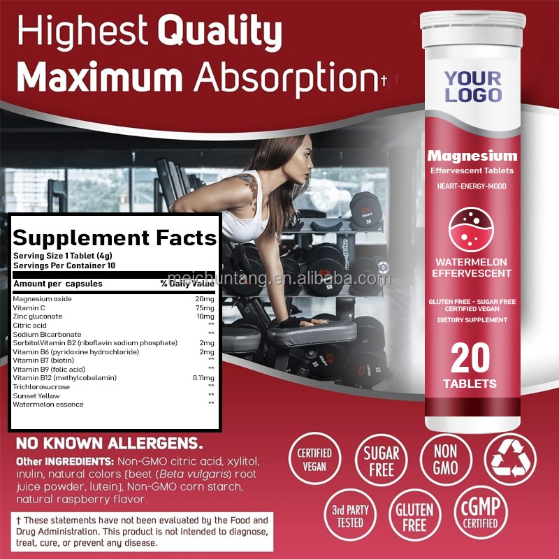 Magnesium Tablets Factory - Adult Bone Circulatory Health Aid