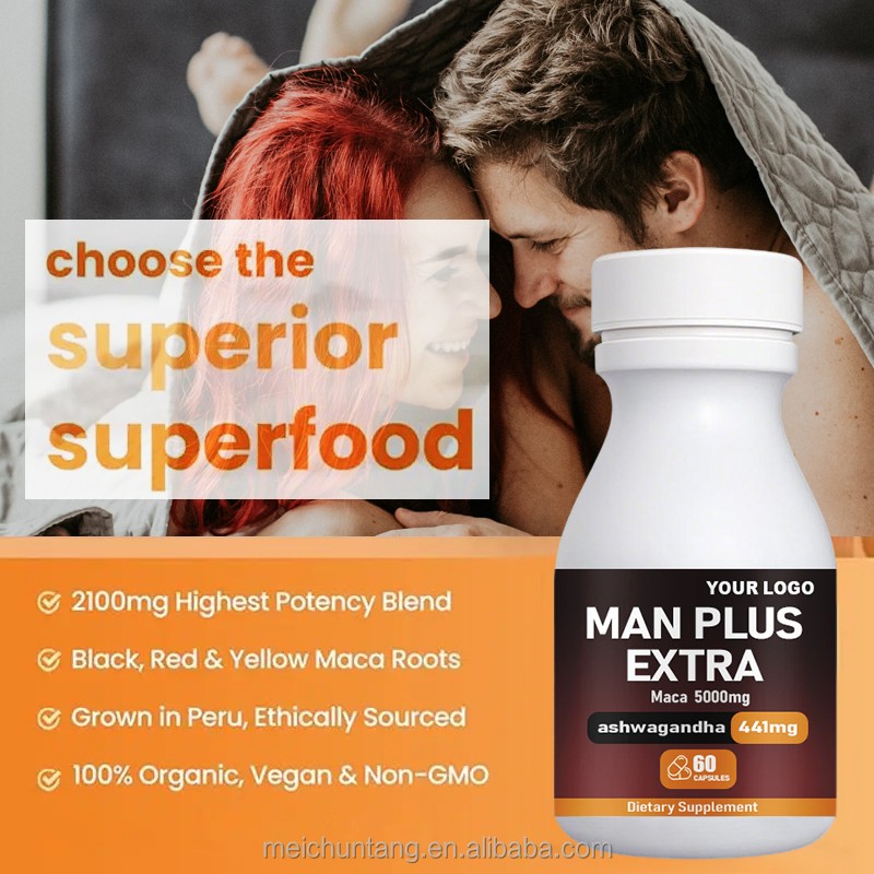 Maca Root Capsules Manufacturer - Private Label Extract with Ginseng