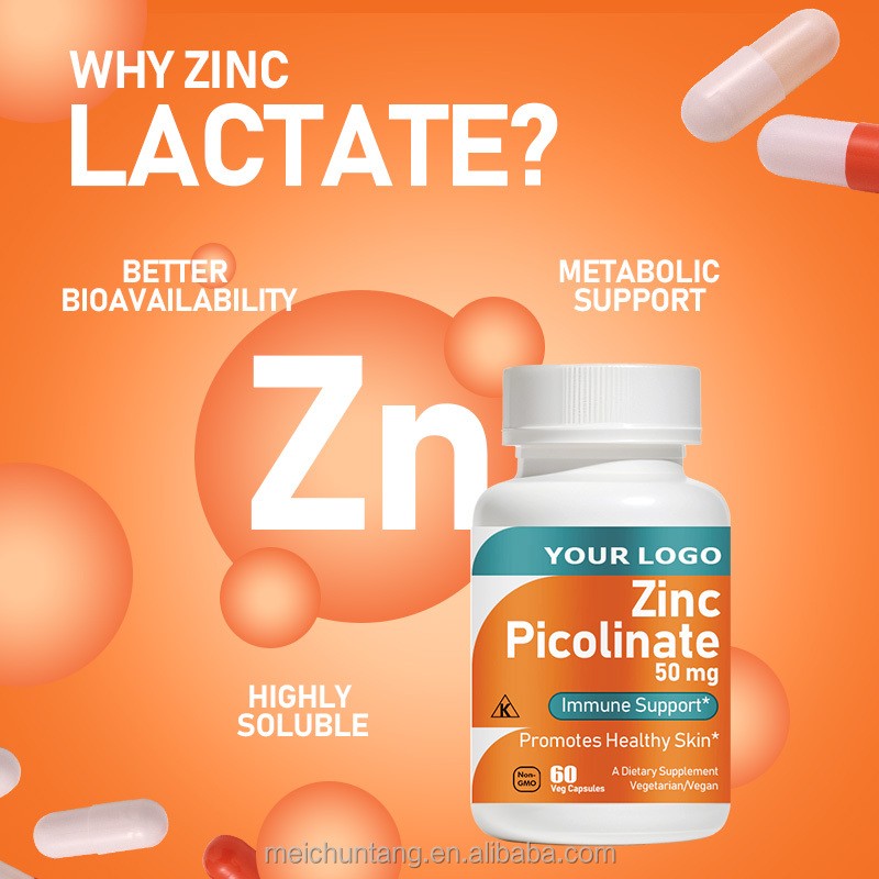 Zinc Picolinate Capsules Factory - Premium Vegan Immune Support