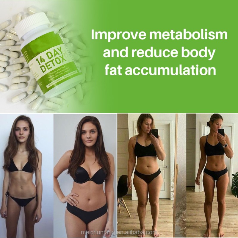 Detox Capsules Supplier - High Quality 14-Day Herbal Green