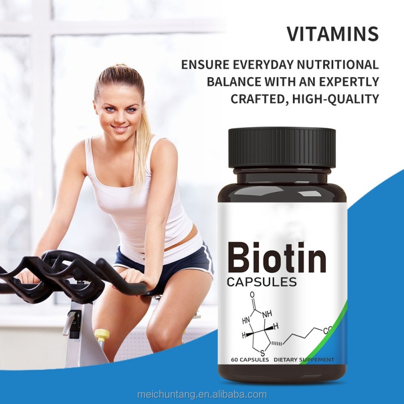 Biotin Capsules Supplier - Private Label 60-Capsule Vegan 5000 Mcg