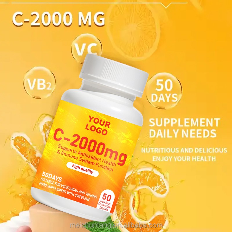 Vitamin C Tablets Factory - OEM Healthcare Skin Whitening 1000mg