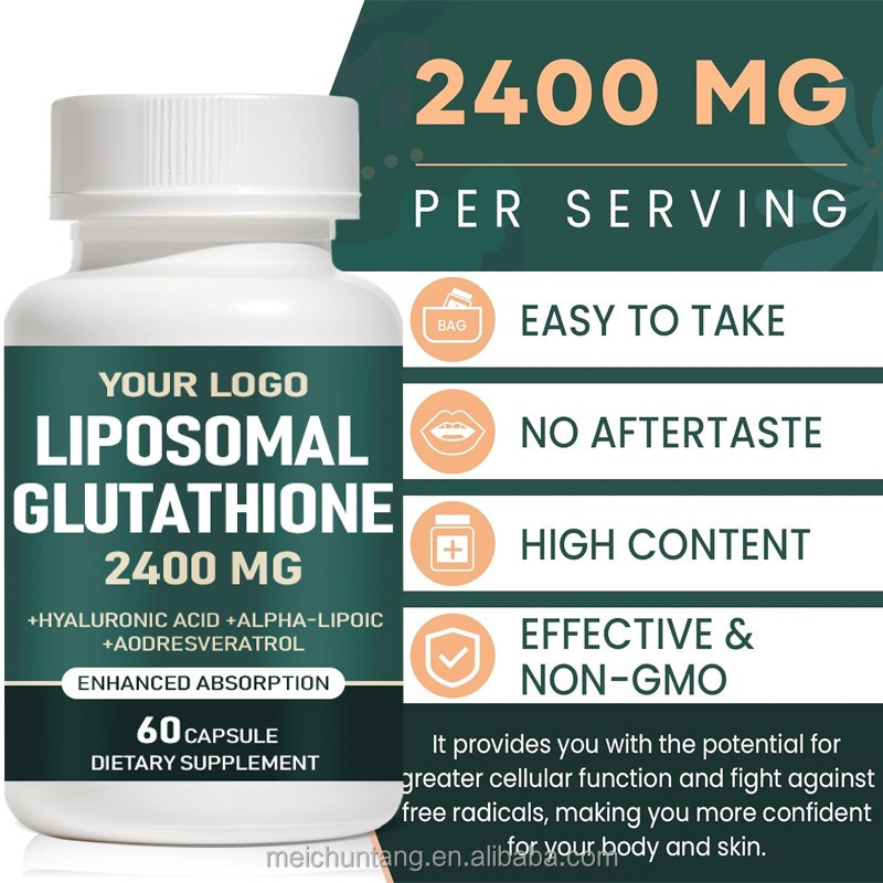 L-Glutathione Capsule Manufacturer - Customized Halal Liposomal 5X
