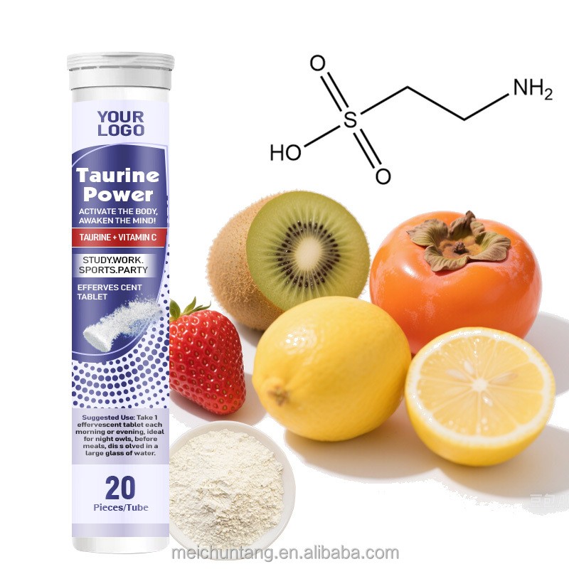 Taurine Tablets Supplier - OEM ODM 100mg with Vitamin C