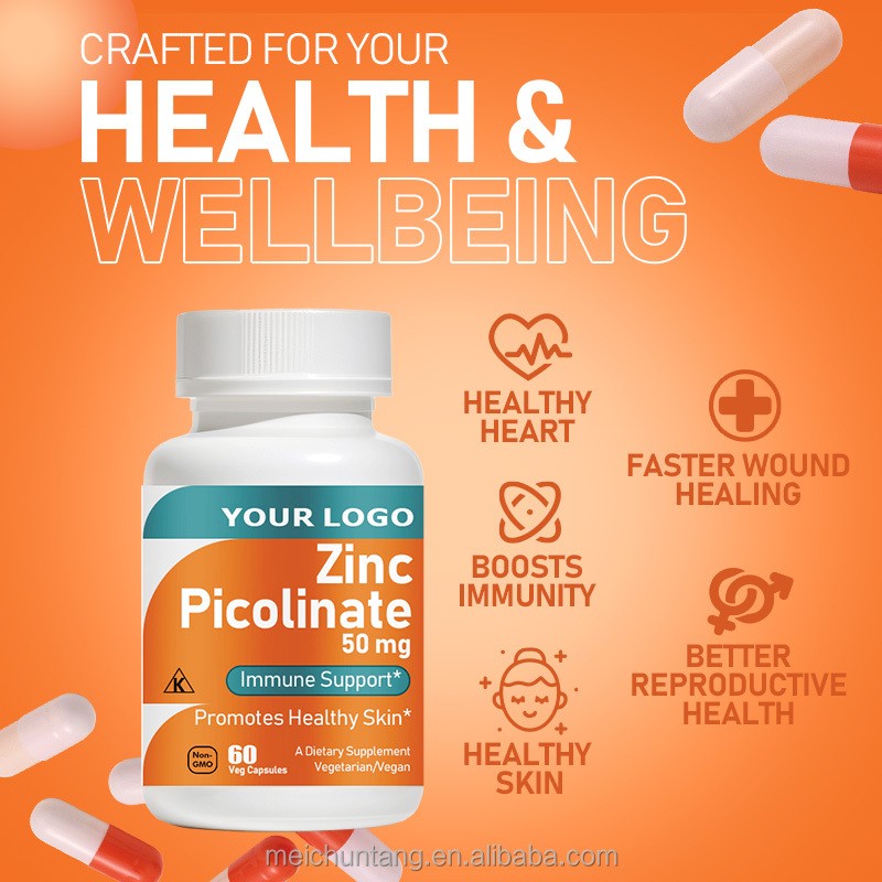 Zinc Picolinate Capsules Factory - Premium Vegan Immune Support
