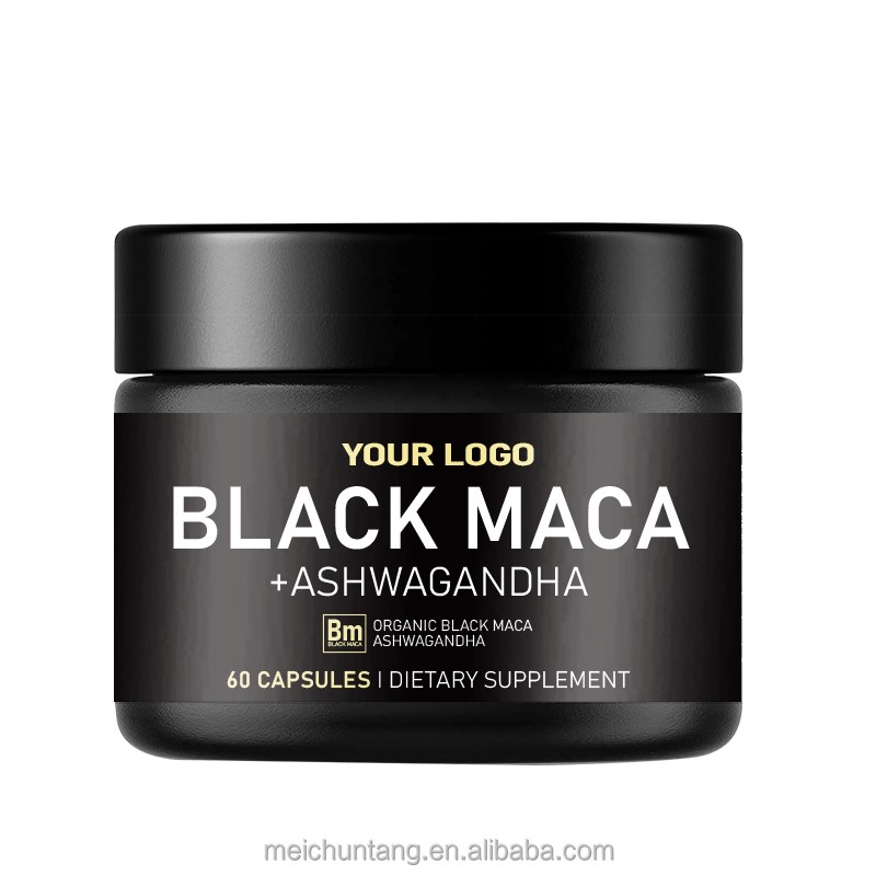 Black Maca Capsules Manufacturer - Private Label Male Health BioPerine