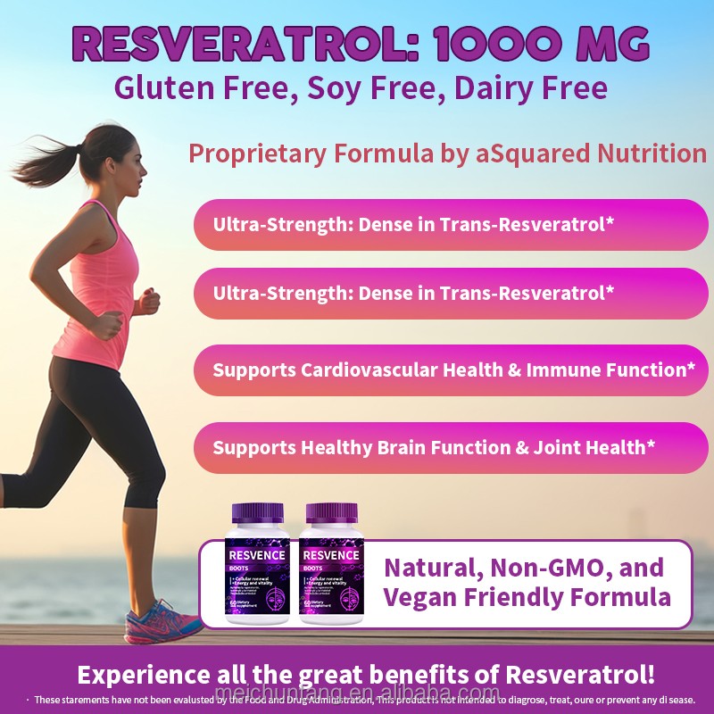 Resveratrol Capsules Manufacturer - Wholesale Promotes 1480mg Organic