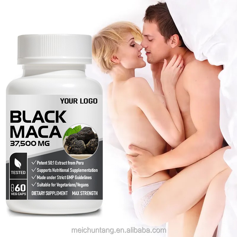 Black Maca Capsules Supplier - Custom Private Label Male Strength