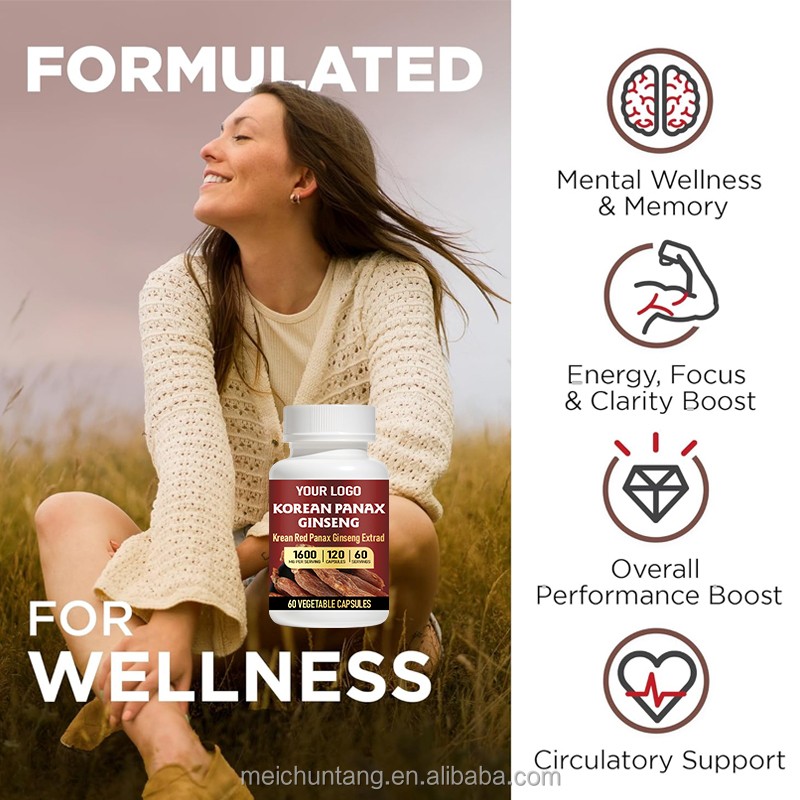 Maca Ginseng Capsules Manufacturer - High Quality Root Supplements