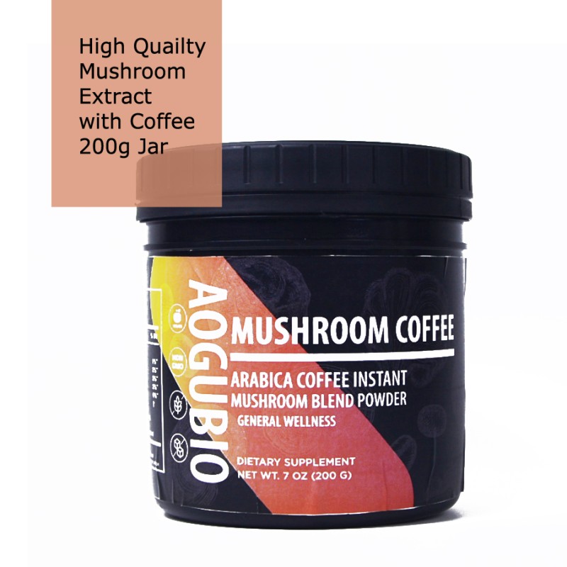 Mushroom Coffee Powder Manufacturer - 8 in 1 Instant Organic Private Label