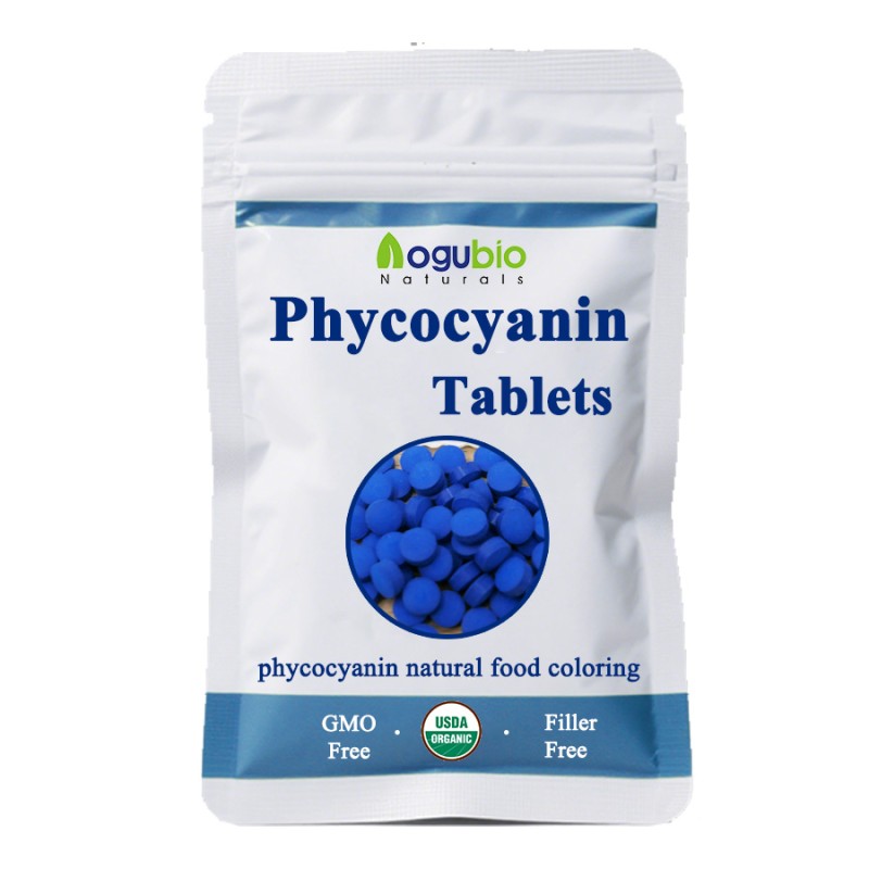 Blue Spirulina Tablets Manufacturer - E18 E6 250mg Phycocyanin Extract