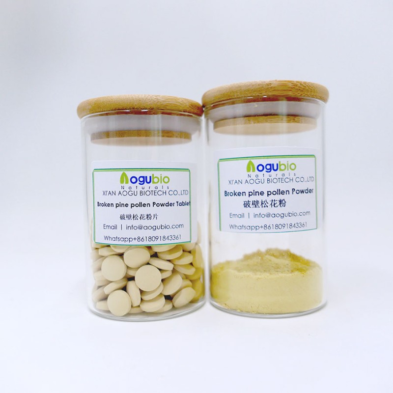Pine Pollen Tablets Supplier - High Quality 99% Cracked Cell Wall