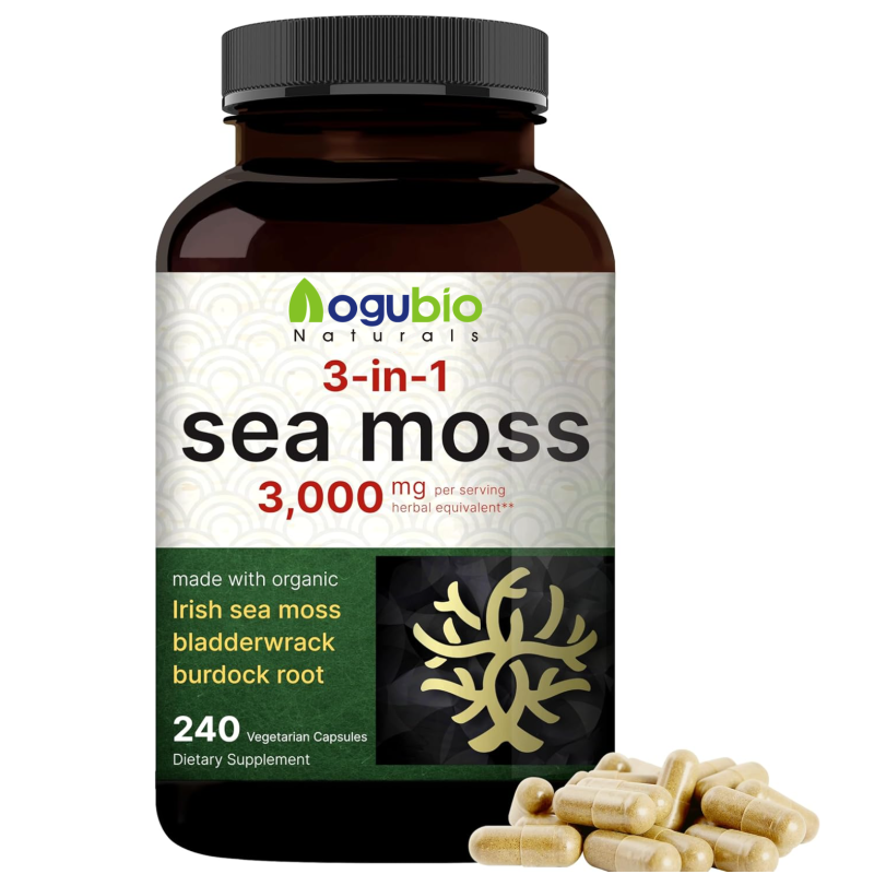 Sea Moss Capsules Factory - Private Label Immune Support Burdock Complex