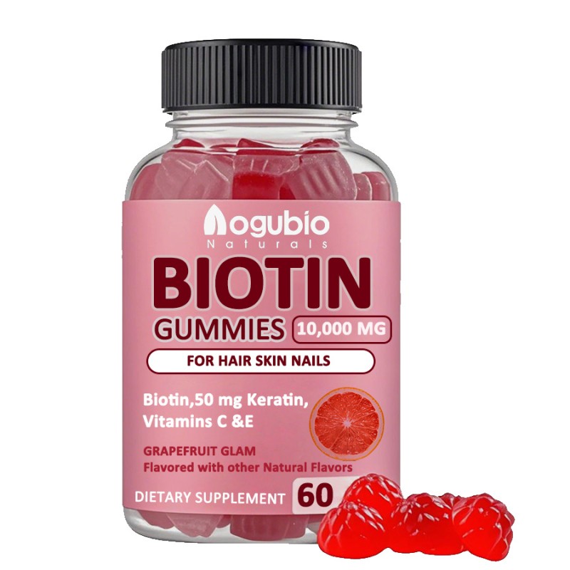 Biotin Gummies Supplier - OEM Label Collagen Keratin Hair Skin Nails