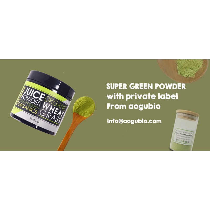Super Greens Powder Manufacturer - Private Label Dietary Supplement Organic