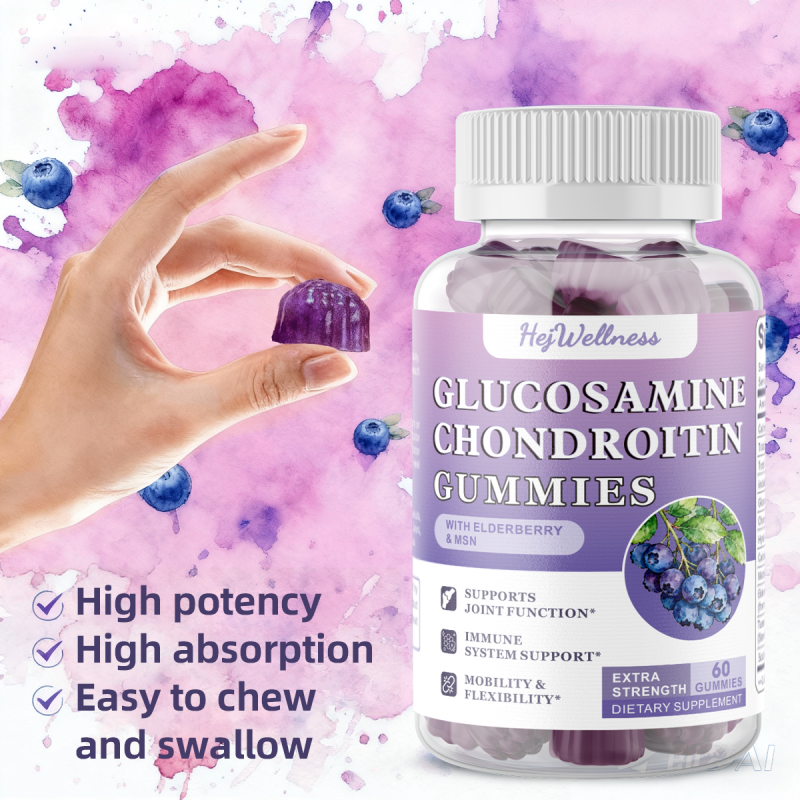 Joint Supplement Gummies Factory - Chondroitin MSM Turmeric Glucosamine