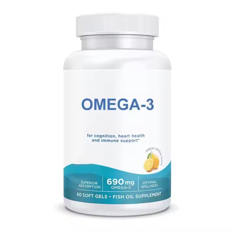 Omega-3 Soft Gels Manufacturer - Private Label Immune Brain Heart
